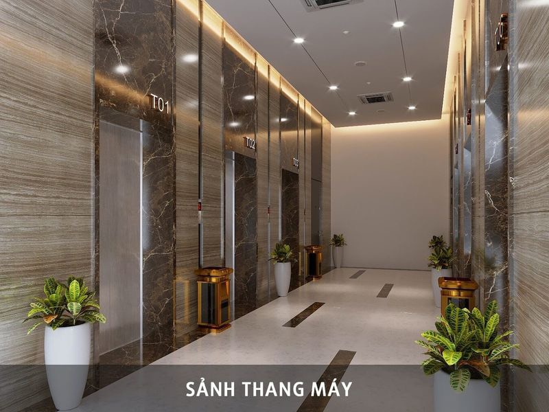 Sảnh thang Hoàng Huy Sở Dầu