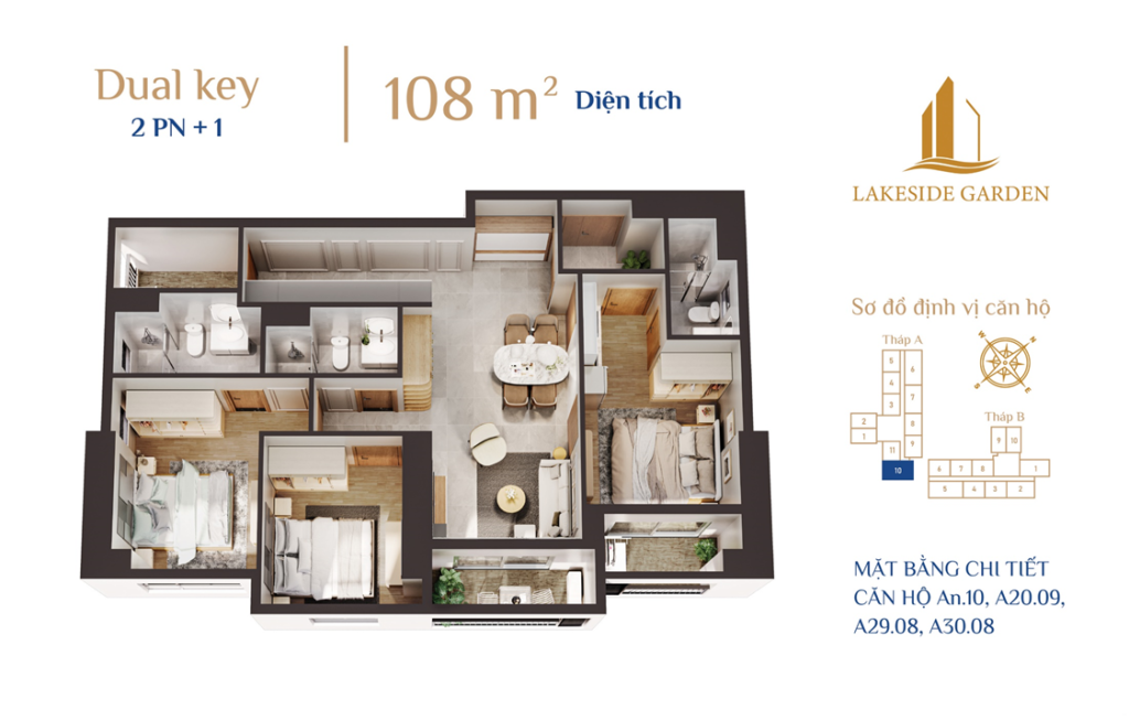 Dualkey 108m2