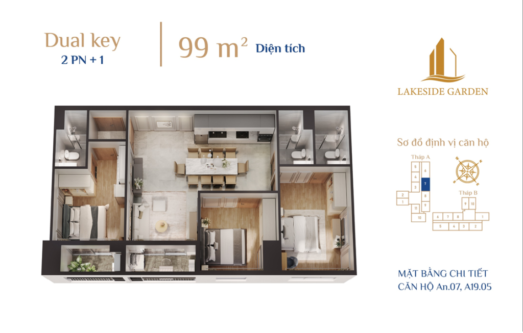 Dualkey 99m2